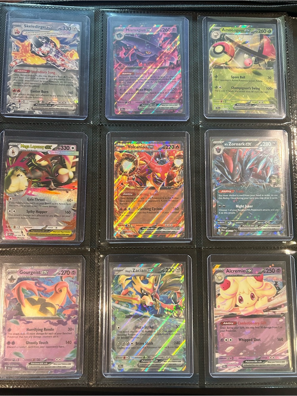 Pokemon Holo EX/GX Collection - Multicolor (Pink, Yellow, Green, Blue, Purple)